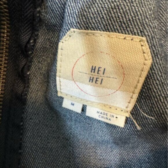 Anthropologie | Women's Blue Hei Hei Denim Strapless Romper Size Medium - Picture 15 of 15